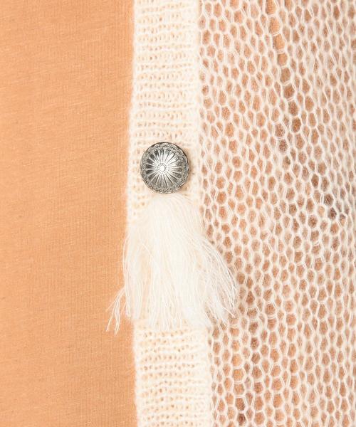 Another Edition（アナザーエディション）の「天竺ロングカーディガン/AEMBC W/NｙテンジクLONG CGN◆（カーディガン/ボレロ・レディース・ライトグレー/ライトピンク・FREE）」の11枚目の写真