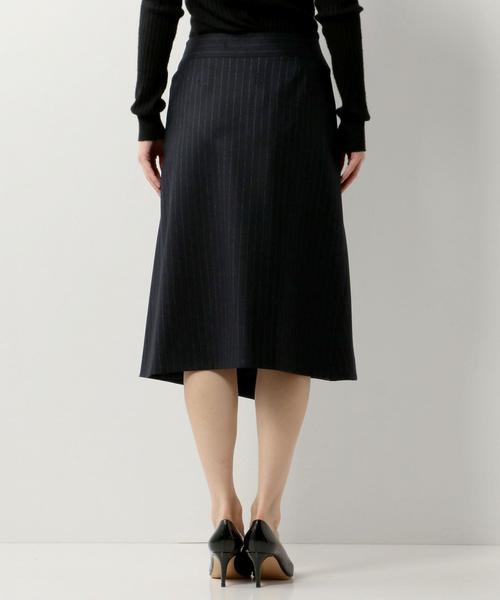 Drawer（ドゥロワー）の「DRAWER ストライプスカート（スカート