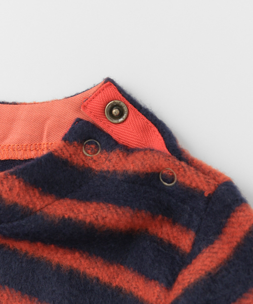 URBAN RESEARCH DOORS（アーバンリサーチドアーズ）の「FORK＆SPOON Brushed Border Boatneck（Tシャツ/カットソー・キッズ・オフホワイト/ブラック/ネイビー・90/120/105/135）」の15枚目の写真