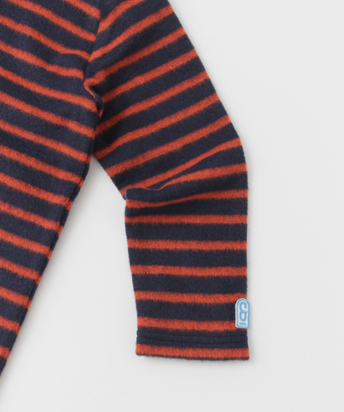 URBAN RESEARCH DOORS（アーバンリサーチドアーズ）の「FORK＆SPOON Brushed Border Boatneck（Tシャツ/カットソー・キッズ・オフホワイト/ブラック/ネイビー・90/120/105/135）」の16枚目の写真