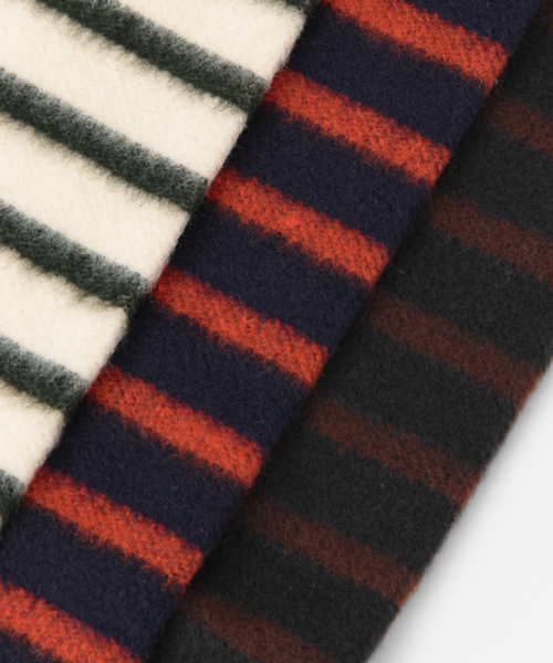 URBAN RESEARCH DOORS（アーバンリサーチドアーズ）の「FORK＆SPOON Brushed Border Boatneck（Tシャツ/カットソー・キッズ・オフホワイト/ブラック/ネイビー・90/120/105/135）」の9枚目の写真