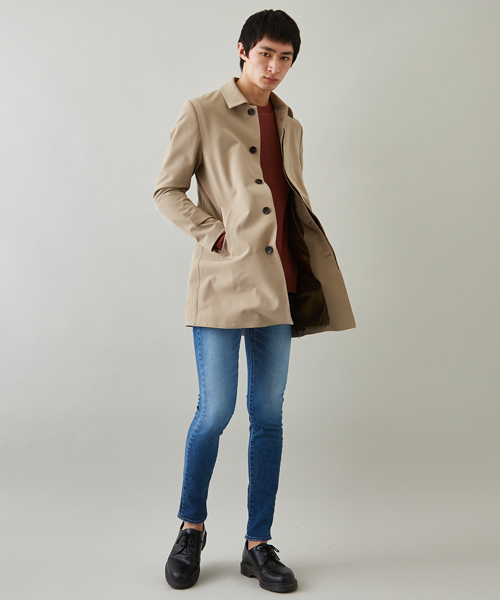 STUDIOUS(ステュディオス)の「STUDIOUS ユーズドテーパードスキニーデニム(デニムパンツ・メンズ・ブルー/サックスブルー・3/1/2)」の21枚目の写真