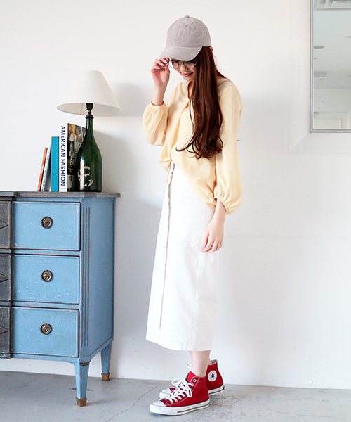 N.(N. Natural Beauty Basic)(エヌエヌナチュラルビューティーベーシック)の「【Oggi 4月号掲載】ワークチノタイトスカート(スカート・レディース・ベージュ/ホワイト/カーキ・MEDIUM/SMALL)」の7枚目の写真