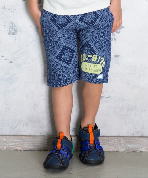 BREEZE（ブリーズ）の「カレッジロゴカットパンツ（その他パンツ・キッズ・イエロー/オフホワイト/グレー/レッド/ネイビー・120/140/130/80/90/100/95/110）」の3枚目の写真
