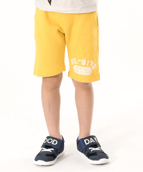 BREEZE（ブリーズ）の「カレッジロゴカットパンツ（その他パンツ・キッズ・イエロー/オフホワイト/グレー/レッド/ネイビー・120/140/130/80/90/100/95/110）」の4枚目の写真