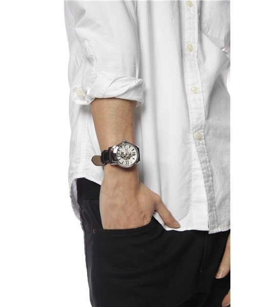 Orobianco（オロビアンコ）の「ORACLASSICA（アナログ腕時計・メンズ・ブラック/ネイビー/ブラウン・FREE）」の10枚目の写真