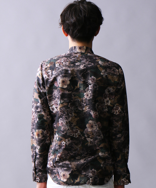 5351 POUR LES HOMMES（ゴーサンゴーイチプールオム）の「カモフラワー長袖シャツ（シャツ/ブラウス・メンズ・ブラック/カーキ・48/44/46）」の13枚目の写真