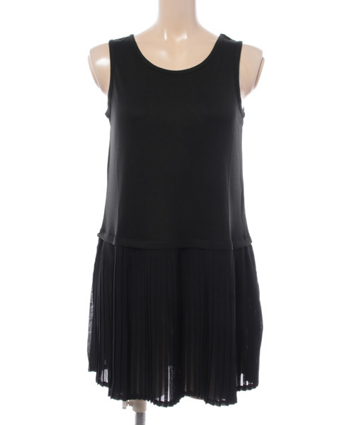 GeeRA（ジーラ）の「裾異素材使いタンク　　　　　　　　　　　  （タンクトップ・レディース・ホワイト×ブルー/ホワイト×ブラック/ブラック系その他/ブラック系その他2/オフホワイト/ホワイト系その他/ブラック/ホワイト/ホワイト系その他2/ブラック系その他3・LARGE/SMALL/MEDIUM/X-LARGE）」の10枚目の写真