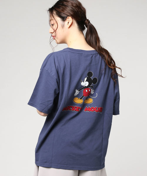 MOUSSY(マウジー)の「MICKEY MOUSE TSJ(Tシャツ/カットソー・レディース・ブラック/ブルー/ホワイト・FREE)」の7枚目の写真