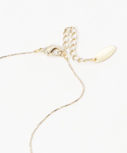 PAPILLONNER（パピヨネ）の「フロッキーボールネックレス（ネックレス・レディース・ブラウン/ネイビー・FREE）」の3枚目の写真