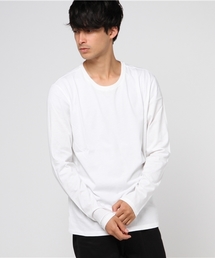 MAJESTIC HOMME　長袖クルーカットソー
