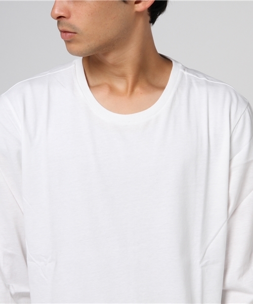 MAJESTIC HOMME(マジェスティックオム)の「MAJESTIC HOMME 長袖クルーカットソー(Tシャツ/カットソー・メンズ・ネイビー/ホワイト/ブラック・L/M/S)」の7枚目の写真