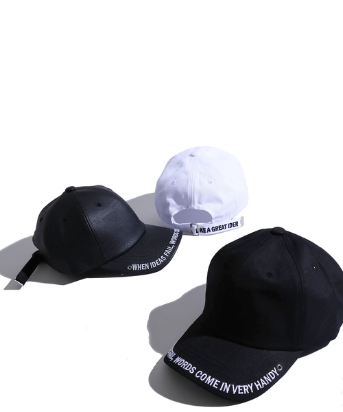 WEGO（ウィゴー）の「WEGO/バイザーロゴキャップ（キャップ・レディース・ホワイト/ブラック系その他/ブラック/レッド/パープル/ベージュ/ライトピンク/ライム・FREE）」の14枚目の写真