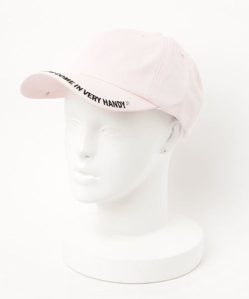 WEGO（ウィゴー）の「WEGO/バイザーロゴキャップ（キャップ・レディース・ホワイト/ブラック系その他/ブラック/レッド/パープル/ベージュ/ライトピンク/ライム・FREE）」の20枚目の写真