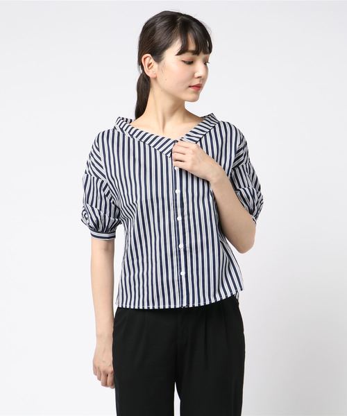 GeeRA（ジーラ）の「シャツカラー２ＷＡＹブラウス（シャツ/ブラウス・レディース・オフホワイト/その他・MEDIUM/LARGE/X-LARGE）」の9枚目の写真