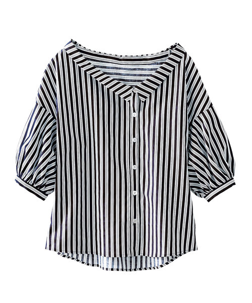 GeeRA（ジーラ）の「シャツカラー２ＷＡＹブラウス（シャツ/ブラウス・レディース・オフホワイト/その他・MEDIUM/LARGE/X-LARGE）」の11枚目の写真