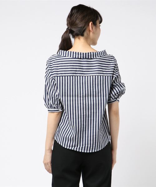 GeeRA（ジーラ）の「シャツカラー２ＷＡＹブラウス（シャツ/ブラウス・レディース・オフホワイト/その他・MEDIUM/LARGE/X-LARGE）」の4枚目の写真