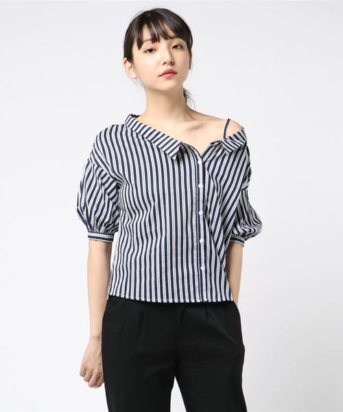 GeeRA（ジーラ）の「シャツカラー２ＷＡＹブラウス（シャツ/ブラウス・レディース・オフホワイト/その他・MEDIUM/LARGE/X-LARGE）」の5枚目の写真