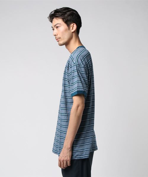 Hurley （ハーレー）の「M HRLY HUNTINGTON SS（Tシャツ/カットソー・メンズ・ヘザーグレー/ベージュ系その他/ブルー・SMALL/MEDIUM/LARGE）」の4枚目の写真