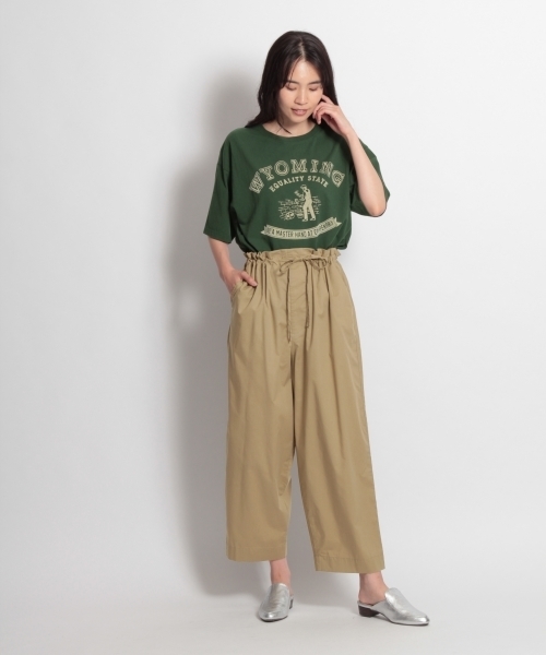 niko and...（ニコアンド）の「イージーガーデンパンツ（その他パンツ・レディース・ブラック/ベージュ/グリーン/キャメル・MEDIUM/LARGE）」の5枚目の写真