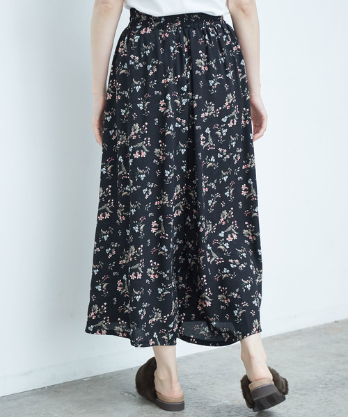 ROPE' PICNIC（ロペピクニック）の「花柄ワイドパンツ（その他パンツ・レディース・ブラック系その他/ブルー系その他・FREE）」の6枚目の写真
