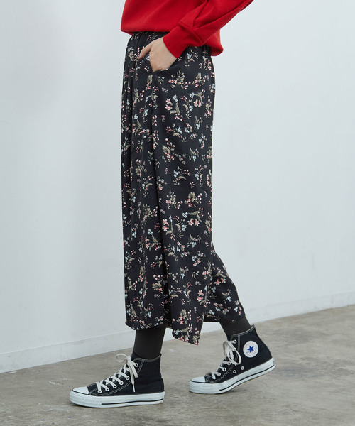ROPE' PICNIC（ロペピクニック）の「花柄ワイドパンツ（その他パンツ・レディース・ブラック系その他/ブルー系その他・FREE）」の19枚目の写真
