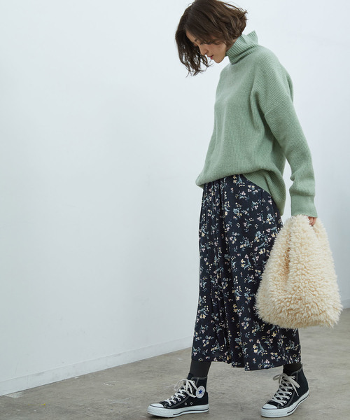 ROPE' PICNIC（ロペピクニック）の「花柄ワイドパンツ（その他パンツ・レディース・ブラック系その他/ブルー系その他・FREE）」の14枚目の写真