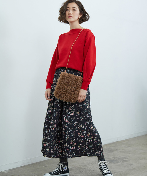 ROPE' PICNIC（ロペピクニック）の「花柄ワイドパンツ（その他パンツ・レディース・ブラック系その他/ブルー系その他・FREE）」の13枚目の写真