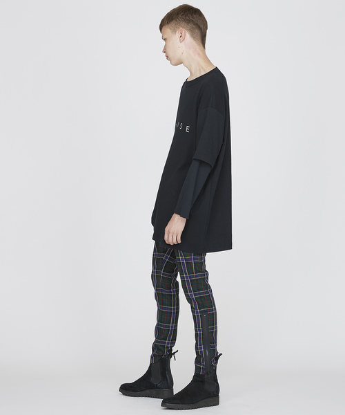 NOISE MAKER（ノイズメーカー）の「裾ファスナーチェックスキニーパンツ（その他パンツ・メンズ・レッド/グリーン・SMALL/MEDIUM/LARGE/X-LARGE）」の5枚目の写真