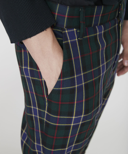 NOISE MAKER（ノイズメーカー）の「裾ファスナーチェックスキニーパンツ（その他パンツ・メンズ・レッド/グリーン・SMALL/MEDIUM/LARGE/X-LARGE）」の17枚目の写真