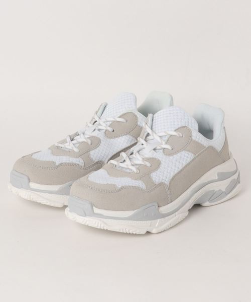 tiptop（ティップトップ）の「ダッドスニーカー（スニーカー・レディース・ブラック/オフホワイト・MEDIUM/LARGE）」の2枚目の写真