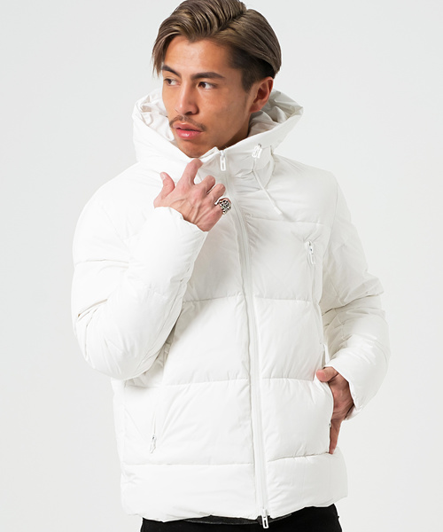GOSTAR DE FUGA（ゴスタール ジフーガ）の「止水ZIPフェザーダウンジャケット/ブルゾン（ダウンジャケット/コート・メンズ・ホワイト/ブラック/パープル/ネイビー・M/L/XL/XXL）」の18枚目の写真