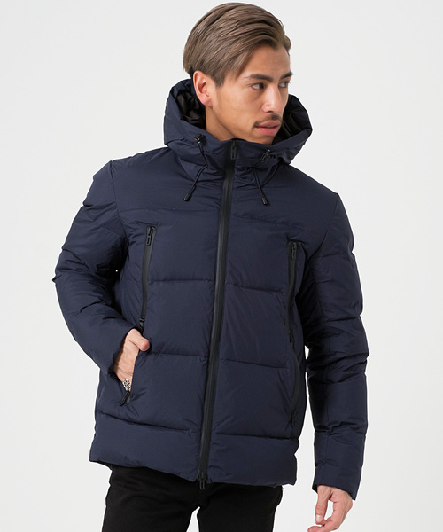 ダウンジャケット・コート BLUE DOWN JACKET PUBLIC TOKYO ダウンジャケット ダウン 「防水性 / 透湿性 保温