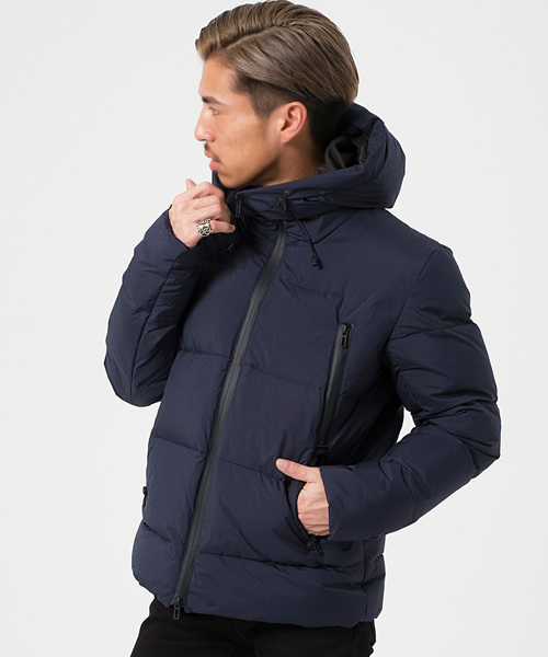 GOSTAR DE FUGA（ゴスタール ジフーガ）の「止水ZIPフェザーダウンジャケット/ブルゾン（ダウンジャケット/コート・メンズ・ホワイト/ブラック/パープル/ネイビー・M/L/XL/XXL）」の16枚目の写真