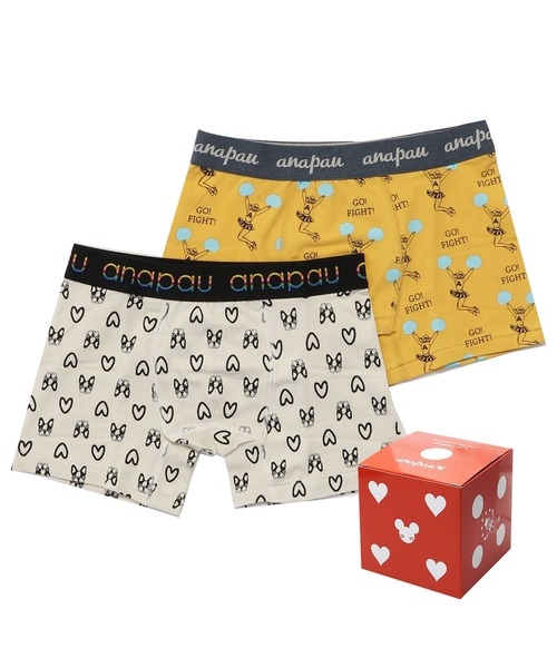 anapau(アナパウ)の「SiNCERE WEB限定 <anapau/アナパウ>ボクサーパンツ 2枚セット ラッピングセット付き(ボクサーパンツ・メンズ・A/B/C/D/E/F/G/H/I/J/K/N/L/O/M/P/Q/R/V/S/W/T/U/X/Y/Z/その他3/その他5/その他4/その他6・L/M)」の11枚目の写真