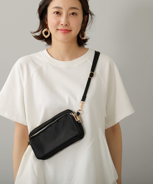 Gready Brilliant（グレディブリリアン）の「ナイロンお財布ショルダー（ショルダーバッグ・レディース・ブラック/グレー・FREE）」の9枚目の写真