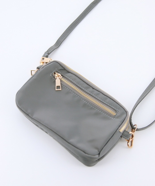 Gready Brilliant（グレディブリリアン）の「ナイロンお財布ショルダー（ショルダーバッグ・レディース・ブラック/グレー・FREE）」の8枚目の写真