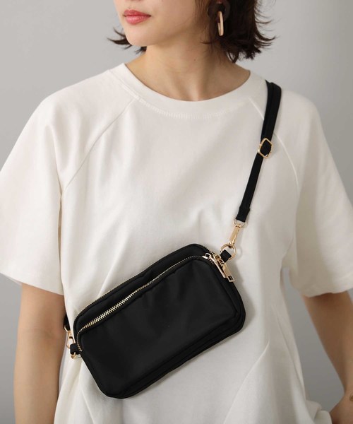 Gready Brilliant（グレディブリリアン）の「ナイロンお財布ショルダー（ショルダーバッグ・レディース・ブラック/グレー・FREE）」の10枚目の写真