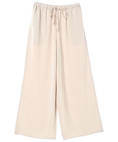 AMERICAN HOLIC(アメリカンホリック)の「ドロストとろみギャザーワイドパンツ*(その他パンツ・レディース・ブラック/ネイビー/モカ/ベージュ系その他/ストライプ/ドット/その他14・M/L)」の10枚目の写真