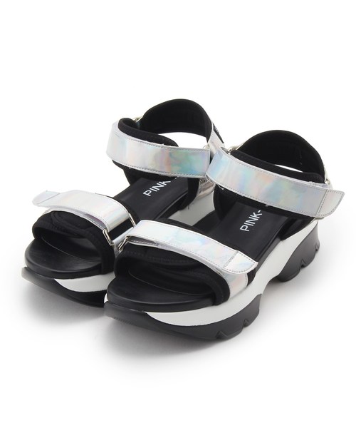 都内で 特価本物商品 サンダル シューズ ニコラ掲載 かかとネームベルトスポサン