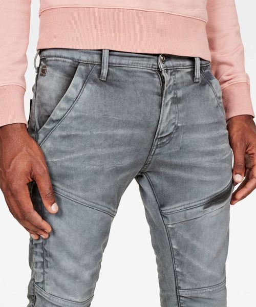 G-STAR（ジースター）の「Rackam 3D Skinny Jeans（デニムパンツ・メンズ・ライトグレー・27/30/28/30/32/32/31/32/33/32/34/32/29/30/30/30/31/30/32/30/33/30/34/30/36/32）」の5枚目の写真