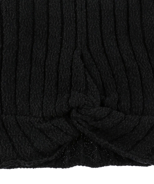 ALEXIA STAM(アリシアスタン)の「Wide Rib Knit Twist Top/リブニットツイストトップ(Tシャツ/カットソー・レディース・ブラック/モカ/ベージュ系その他・FREE)」の20枚目の写真