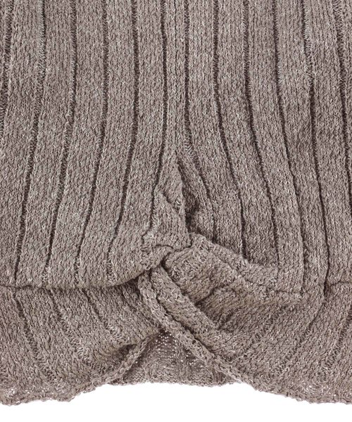 ALEXIA STAM(アリシアスタン)の「Wide Rib Knit Twist Top/リブニットツイストトップ(Tシャツ/カットソー・レディース・ブラック/モカ/ベージュ系その他・FREE)」の17枚目の写真
