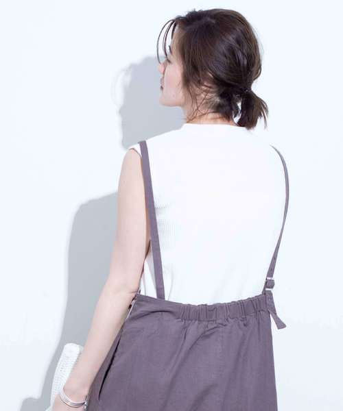 Aunt Marie's（アントマリーズ）の「AUNT MARIE'S リネンワンショルワンピース（ワンピース・レディース・ブラック/ベージュ/ブラウン・FREE）」の9枚目の写真