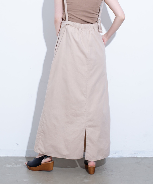 Aunt Marie's（アントマリーズ）の「AUNT MARIE'S リネンワンショルワンピース（ワンピース・レディース・ブラック/ベージュ/ブラウン・FREE）」の14枚目の写真