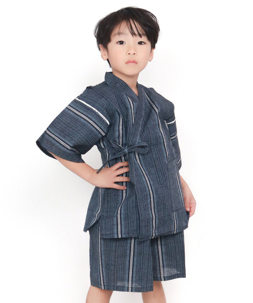 KYOETSU（キョウエツ）の「ボーイズしじら甚平（浴衣・キッズ・ブルー系その他3/ブラック系その他/ブラック系その他3/ブラック系その他2/グレー系その他3/ブラック/ブルー系その他2/ブルー系その他/グレー/ブルー/グレー系その他2/グレー系その他/ブルー系その他5/ブラック系その他7/ブラック系その他6/ブルー系その他7/ブラック系その他5/ブルー系その他6/ブルー系その他4/ブラック系その他4/サックスブルー系2/サックスブルー系3/サックスブルー系4/サックスブルー系5/サックスブルー系/サックスブルー系6・150/130/110/140/120）」の14枚目の写真