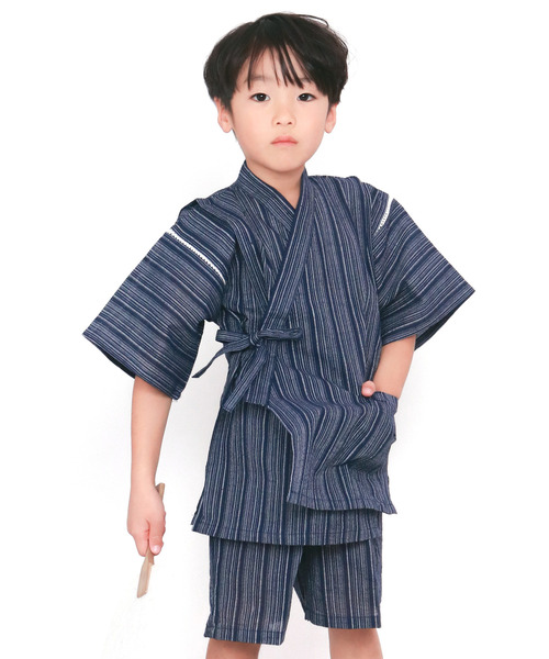 KYOETSU（キョウエツ）の「ボーイズしじら甚平（浴衣・キッズ・ブルー系その他3/ブラック系その他/ブラック系その他3/ブラック系その他2/グレー系その他3/ブラック/ブルー系その他2/ブルー系その他/グレー/ブルー/グレー系その他2/グレー系その他/ブルー系その他5/ブラック系その他7/ブラック系その他6/ブルー系その他7/ブラック系その他5/ブルー系その他6/ブルー系その他4/ブラック系その他4/サックスブルー系2/サックスブルー系3/サックスブルー系4/サックスブルー系5/サックスブルー系/サックスブルー系6・150/130/110/140/120）」の18枚目の写真