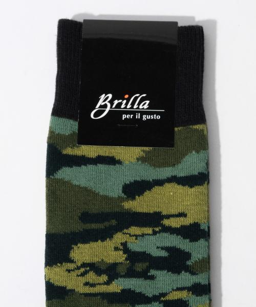 BRILLA per il gusto（ブリッラペルイルグースト）の「Brilla per il gusto / カモフラージュ ソックス（ソックス/靴下・メンズ・ブラック/ブルー系その他/レッド系その他/オリーブ・ONE SIZE）」の7枚目の写真