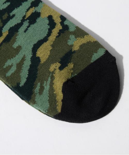 BRILLA per il gusto（ブリッラペルイルグースト）の「Brilla per il gusto / カモフラージュ ソックス（ソックス/靴下・メンズ・ブラック/ブルー系その他/レッド系その他/オリーブ・ONE SIZE）」の10枚目の写真