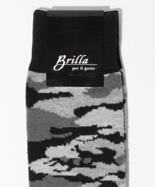 BRILLA per il gusto（ブリッラペルイルグースト）の「Brilla per il gusto / カモフラージュ ソックス（ソックス/靴下・メンズ・ブラック/ブルー系その他/レッド系その他/オリーブ・ONE SIZE）」の9枚目の写真